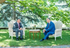 Preşedintele Republicii Moldova a avut o întrevedere cu liderul Transnistriei