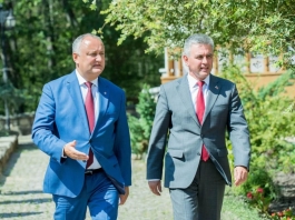 Preşedintele Republicii Moldova a avut o întrevedere cu liderul Transnistriei