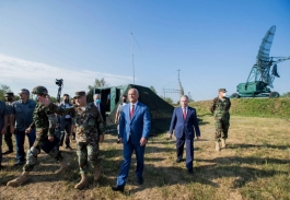Comandantul Suprem al Forţelor Armate a participat la exerciţiul tactic „Cer Senin 2020”