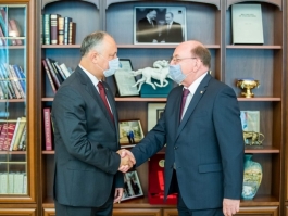 Президент Республики Молдова провел встречу с Послом Российской Федерации
