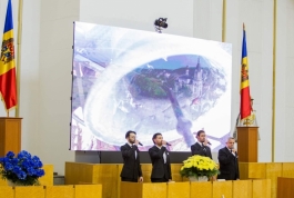 Şeful statului a participat la ceremonia festivă de inaugurare a Sărbătorii Naţionale „Ziua Independenței Republicii Moldova”