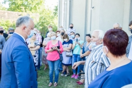 Șeful statului a vizitat Biserica „Acoperămîntul Maicii Domnului” din satul Miciurin, raionul Drochia