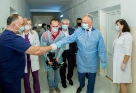 Șeful statului a vizitat Spitalul raional din Sîngerei