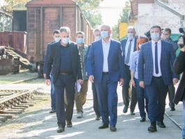 В Бельцах Игорь Додон посетил железнодорожный узел и газораспределительное предприятие