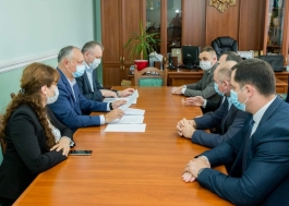 Президент Республики Молдова провел встречу с руководством Фалештского района 