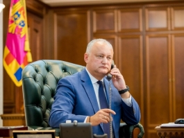 Preşedintele Republicii Moldova a avut o convorbire telefonică cu Președintele Republicii Turcia