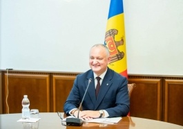 Президент Республики Молдова провел онлайн дискуссию с Президентом Российской Федерации