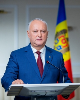 Президент Республики Молдова приветствовал участников Молдавско-российского экономического форума