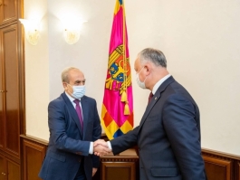 Președintele Republicii Moldova a avut o întrevedere cu Ambasadorul Republicii Armenia