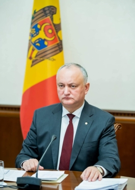 Президент Республики Молдова выступил с обращением к главам государств СНГ