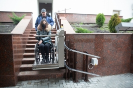 La Președinție a fost instalat un lift pentru accesul persoanelor cu nevoi speciale