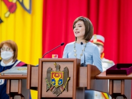 Discursul inaugural al Președintelui Republicii Moldova, Maia Sandu