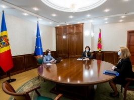 Президент Республики Молдова Майя Санду провела встречу с председателем Национального органа по неподкупности Родикой Анточ