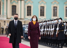 Президент Республики Молдова Майя Санду во время официального визита в Киев: «Мы хотим быть больше, чем соседями, мы хотим быть друзьями»
