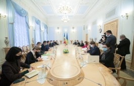 Президент Республики Молдова Майя Санду встретилась с Председателем Верховной Рады Украины Дмитрием Разумковым