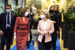 Președintele Republicii Moldova, Maia Sandu, a avut o întrevedere cu Ursula von der Leyen, Președinta Comisiei Europene