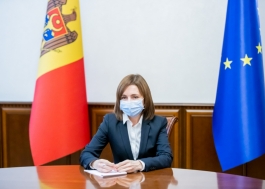Президент Республики Молдова Майя Санду обсудила текущую ситуацию в стране с исполняющим обязанности Премьер-министра Аурелиу Чокоем