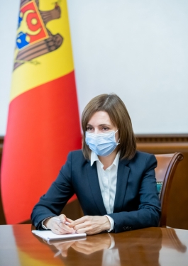 Președintele Republicii Moldova, Maia Sandu, a discutat despre situația curentă din țară cu Prim-ministrul în exercițiu, Aureliu Ciocoi