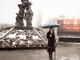 Președintele Republicii Moldova, Maia Sandu, a comemorat victimele Holocaustului