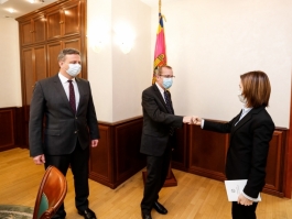 Президент Республики Молдова Майя Санду провела встречу с резидентом-координатором ООН и представителем ВОЗ в нашей стране
