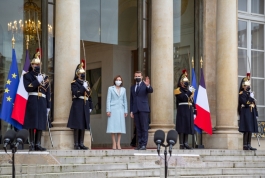 Președintele Maia Sandu către omologul său francez, Emmanuel Macron: „Am simțit mereu sprijinul solidar al Franței, mizăm pe el și în viitor”