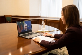 Президент Майя Санду провела беседу со своим литовским коллегой Гитанасом Науседа