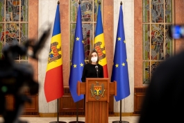 Президент Майя Санду после решения Конституционного суда от 23 февраля провела брифинг