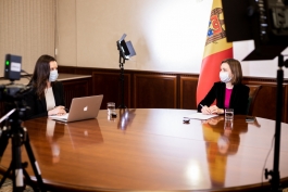 Президент Майя Санду провела онлайн беседу с гражданами Молдовы, проживающими в Германии