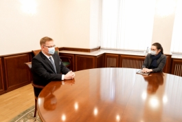Președintele Maia Sandu a avut o întrevedere cu ES Bartłomiej Zdaniuk, Ambasadorul Poloniei în țara noastră
