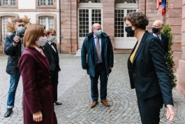 Президент Майя Санду побеседовала с мэром Страсбурга Жанной Барсегян
