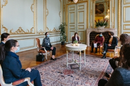 Președintele Maia Sandu a discutat cu primara orașului Strasbourg, Jeanne Barseghian