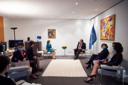 Президент Майя Санду встретилась в Страсбурге с Председателем ПАСЕ Хендриком Дамсом