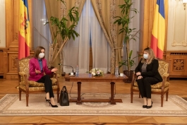 Президент Майя Санду встретилась в Бухаресте с Президентом Румынии Клаусом Йоханнисом