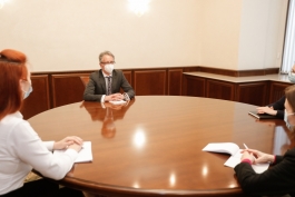 Президент Майя Санду провела встречу с главой Миссии ОБСЕ в Республике Молдова Клаусом Нойкирхом