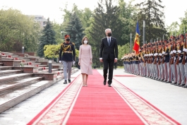 Președintele Republicii Moldova, Maia Sandu, l-a întâmpinat la Chișinău pe Președintele Republicii Lituania, Gitanas Nauseda