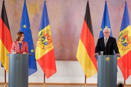 Президент Майя Санду в первый день официального визита в Берлин встретилась с Президентом Федеративной Республики Германия Франком-Вальтером Штайнмайером
