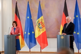 Președintele Maia Sandu s-a întâlnit, în prima zi a vizitei oficiale la Berlin, cu Președintele Republicii Federale Germania, Frank-Walter Steinmeier