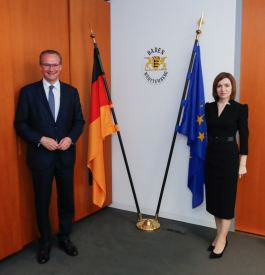 Șefa statului a mulțumit parlamentarilor germani pentru sprijinul oferit Republicii Moldova de către Germania în diverse domenii