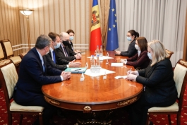 Президент Майя Санду встретилась с группой европарламентариев, находящихся с рабочим визитом в Кишинэу