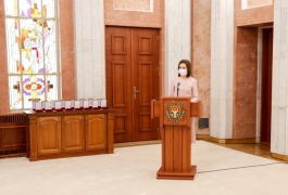 Președintele Maia Sandu: „Republica Moldova are artiști talentați și prolifici, adevărați ambasadori ai valorilor și tradițiilor noastre”