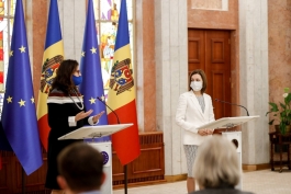 Заявление Президента Республики Молдова Майи Санду после встречи с делегацией Европейской Комиссии, прибывшей в Кишинэу для презентации Плана восстановления экономики, предложенного Европейским Союзом
