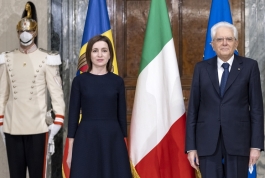 Президент Майя Санду во время официального визита в Рим: «Мы намерены и в дальнейшем развивать хорошие партнерские отношения с Италией»