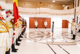 Președintele Maia Sandu a transmis un mesaj de felicitare cu prilejul celei de-a 29-a aniversări de la fondarea Gărzii de Onoare a Armatei Naționale