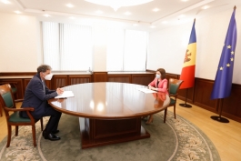 Președintele Maia Sandu s-a întâlnit cu Ambasadorul Statului Israel în Republica Moldova, Eliav Belotsercovsky