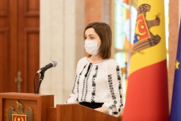 Președintele Maia Sandu a prezentat raportul de activitate pentru primele șase luni de mandat