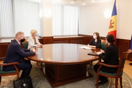 Президент Майя Санду встретилась с Послом Швейцарской Конфедерации в Республике Молдова Клодом Вильдом