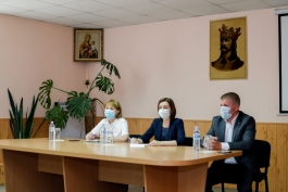 Președintele Maia Sandu la Fălești: „Avem foarte mult de lucru, dar împreună vom reuși să urnim carul din loc”