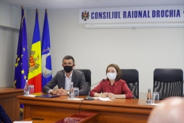 Președintele Maia Sandu, în vizită de lucru în raionul Drochia