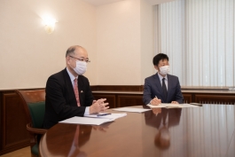 Președintele Maia Sandu s-a întâlnit cu Ambasadorul Japoniei în Republica Moldova, Yoshihiro Katayama