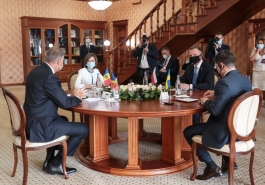 Președintele Maia Sandu a participat la reuniunea cvadrilaterală Republica Moldova-Polonia-România-Ucraina